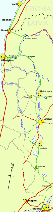 map of route