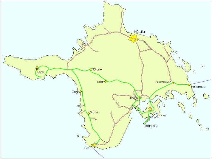 map of route