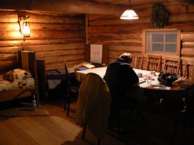 inside the cabin